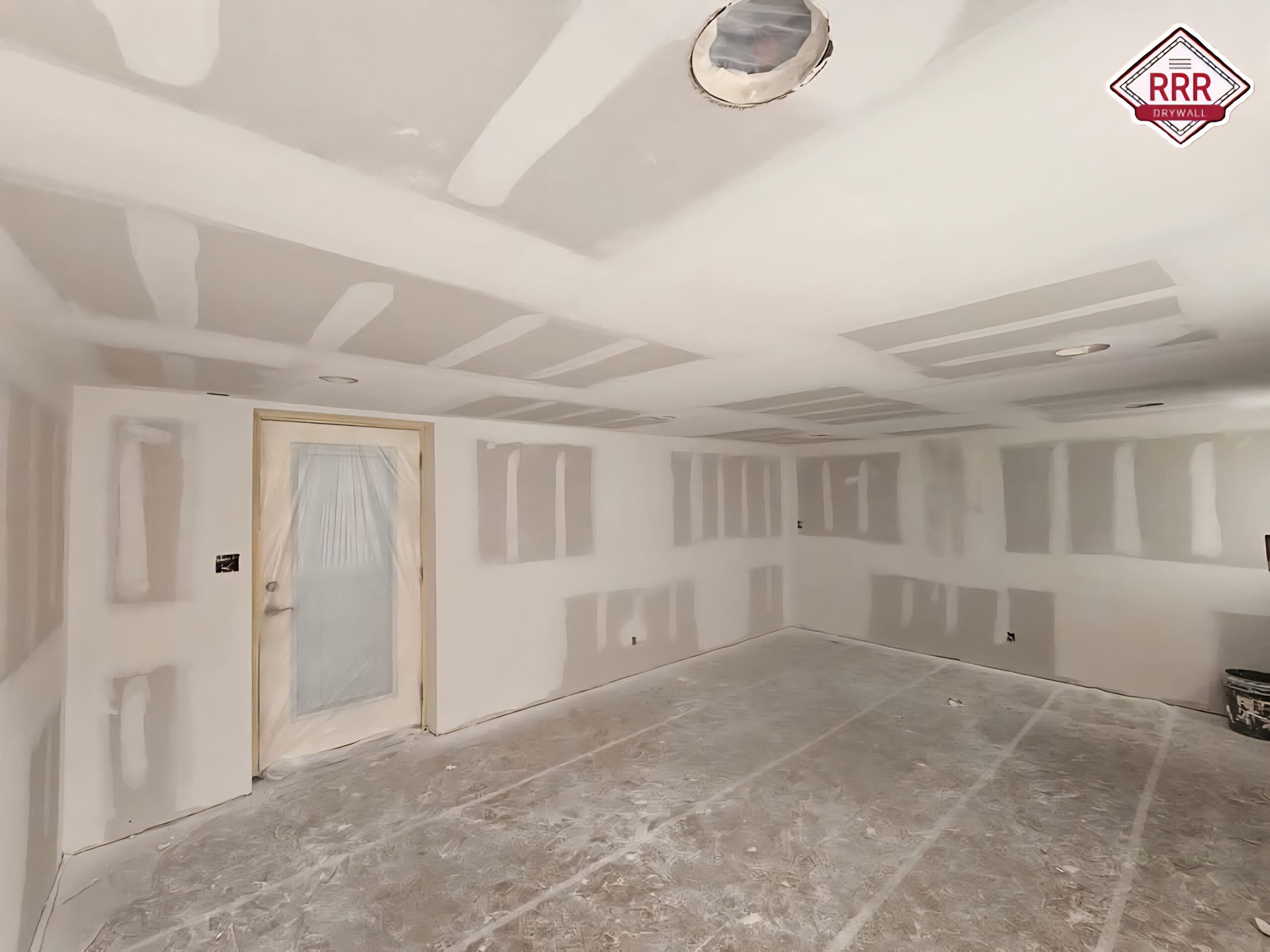 Tape and float new drywall installed for entire home in Waco Tx.