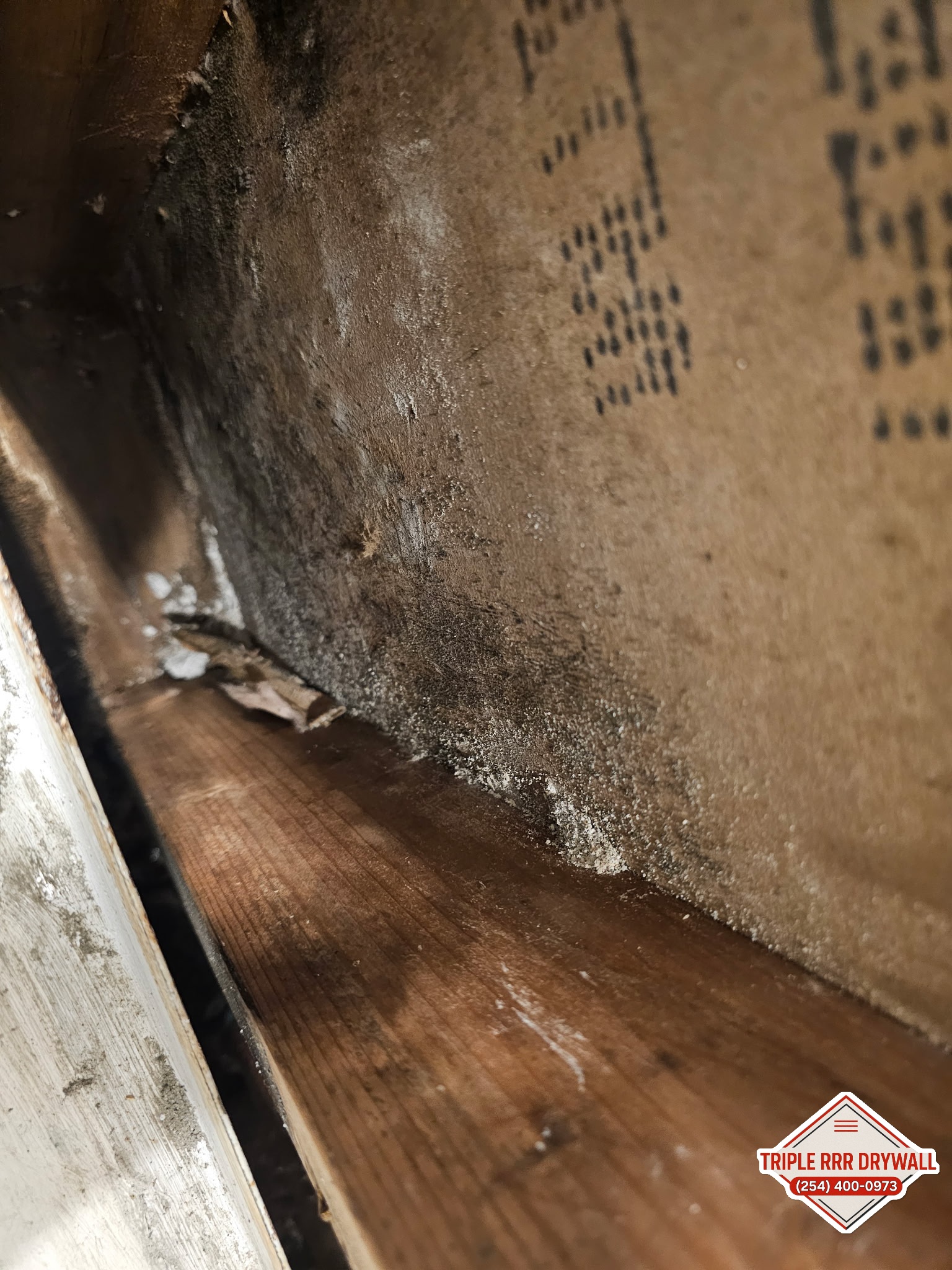 Bathroom wall opened for water leak repair and new plumbing in Waco Texas